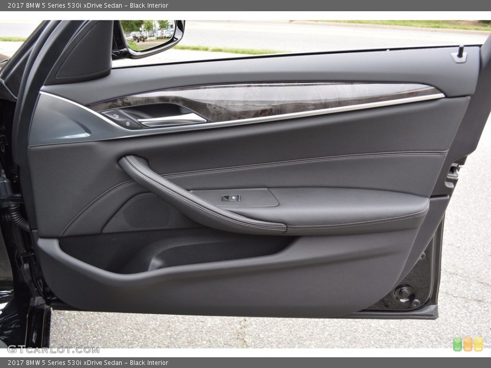 Black Interior Door Panel for the 2017 BMW 5 Series 530i xDrive Sedan #120770581