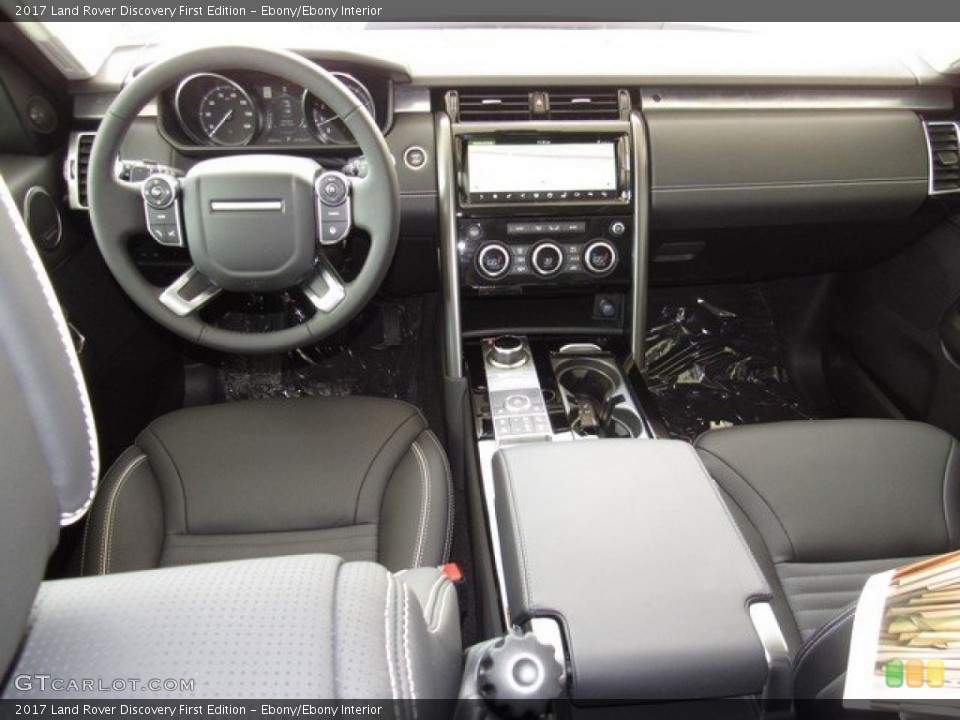 Ebony/Ebony Interior Dashboard for the 2017 Land Rover Discovery First Edition #120770638