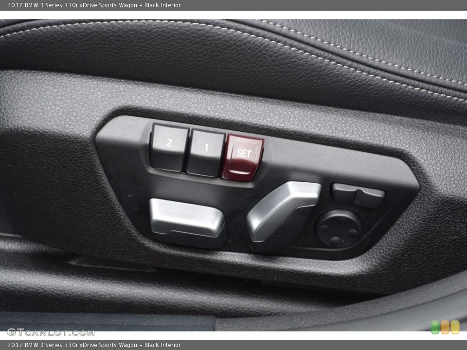 Black Interior Controls for the 2017 BMW 3 Series 330i xDrive Sports Wagon #120772855