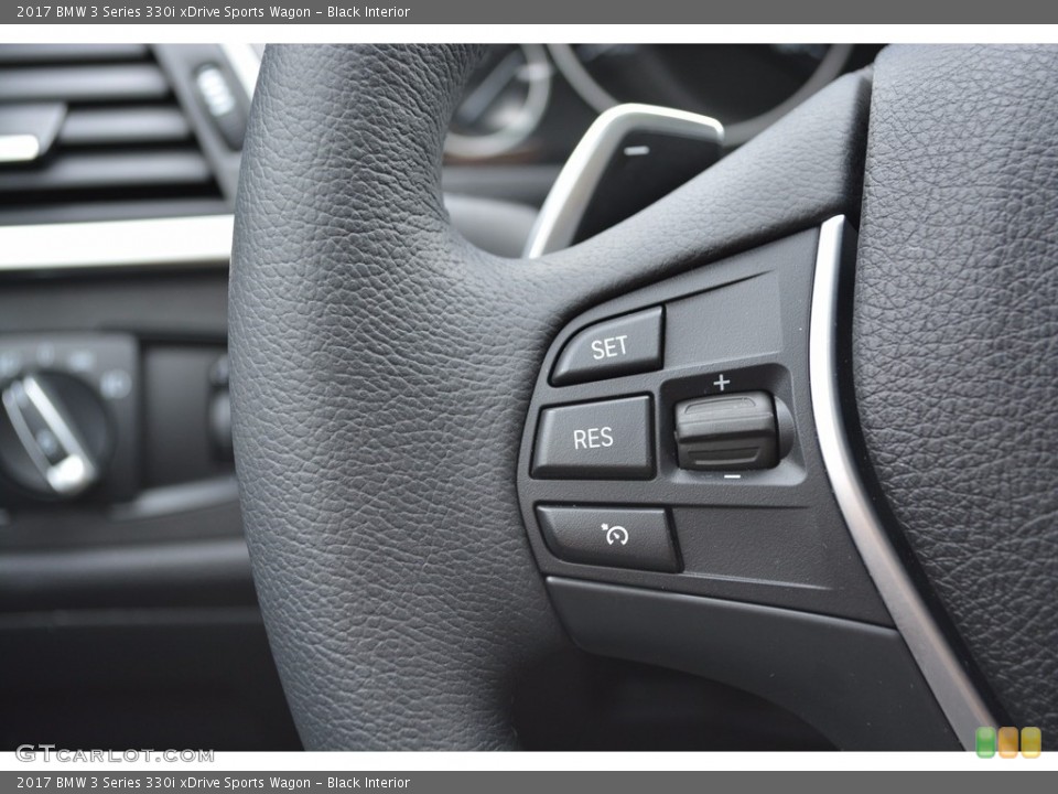 Black Interior Controls for the 2017 BMW 3 Series 330i xDrive Sports Wagon #120772876