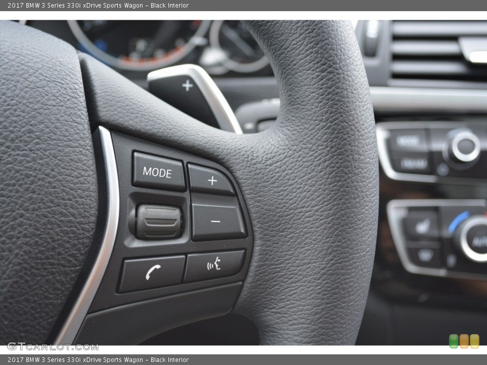 Black Interior Controls for the 2017 BMW 3 Series 330i xDrive Sports Wagon #120772879