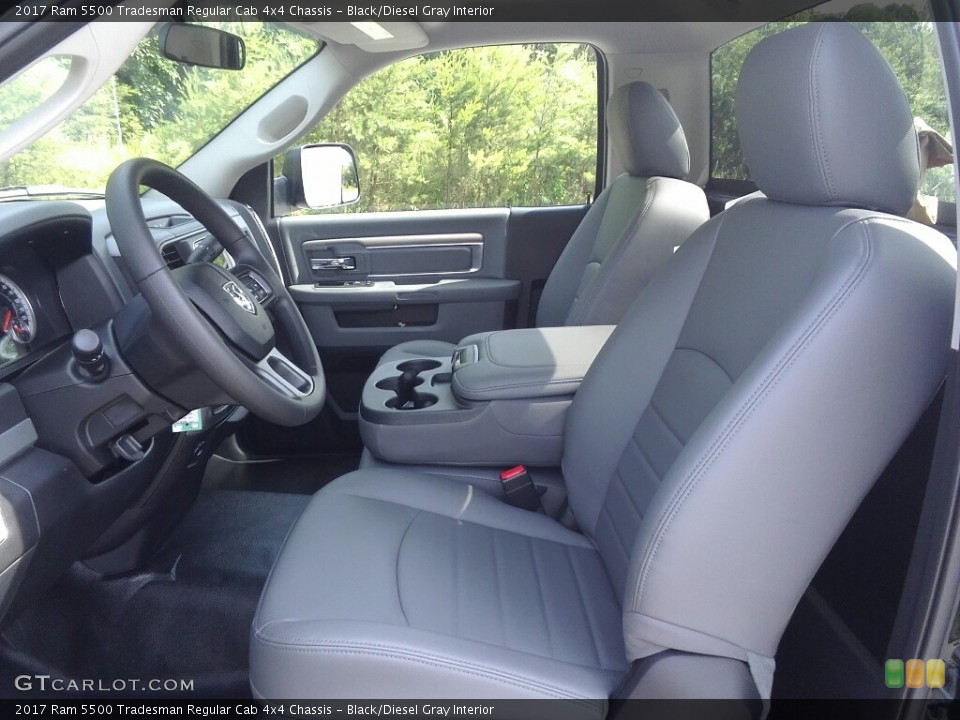 Black/Diesel Gray Interior Photo for the 2017 Ram 5500 Tradesman Regular Cab 4x4 Chassis #120791691