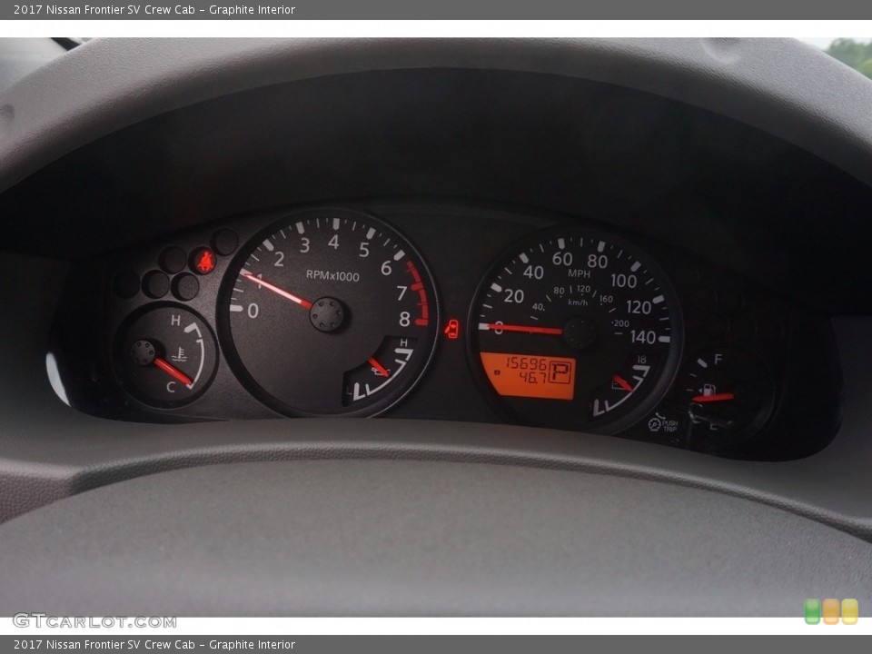 Graphite Interior Gauges for the 2017 Nissan Frontier SV Crew Cab #120794058