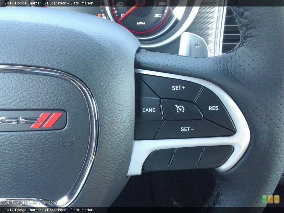 Black Interior Controls for the 2017 Dodge Charger R/T Scat Pack #120810714