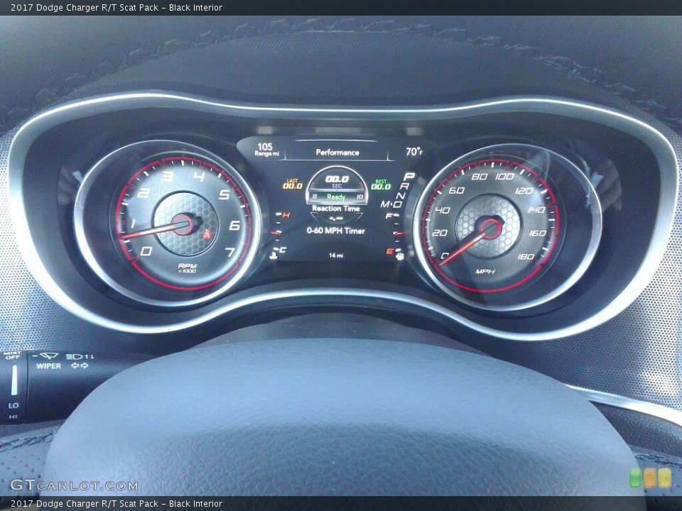 Black Interior Gauges for the 2017 Dodge Charger R/T Scat Pack #120810750
