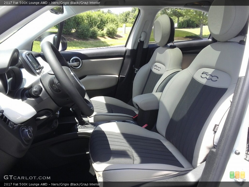 Nero/Grigio (Black/Gray) Interior Photo for the 2017 Fiat 500X Lounge AWD #120813072
