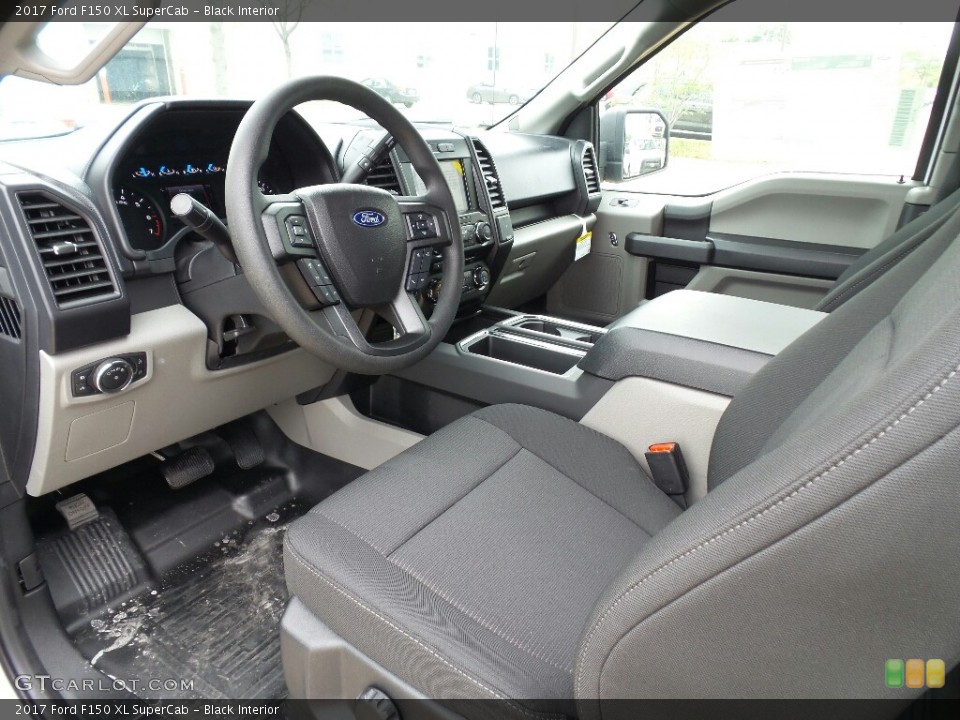 Black 2017 Ford F150 Interiors