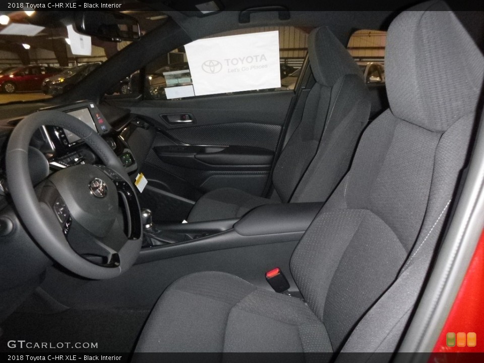 Black Interior Front Seat for the 2018 Toyota C-HR XLE #120856919