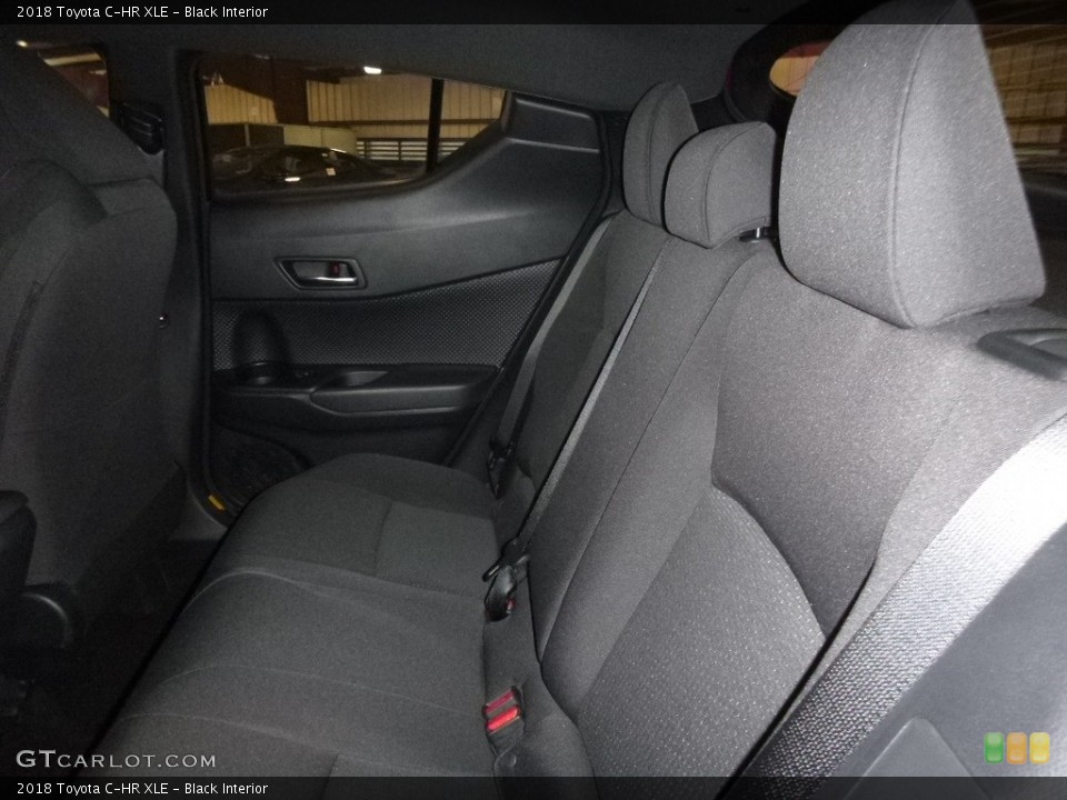 Black Interior Rear Seat for the 2018 Toyota C-HR XLE #120856946