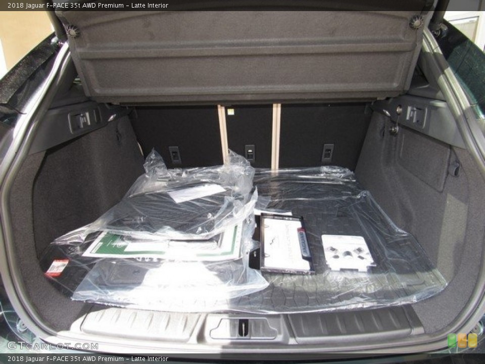 Latte Interior Trunk for the 2018 Jaguar F-PACE 35t AWD Premium #120866762