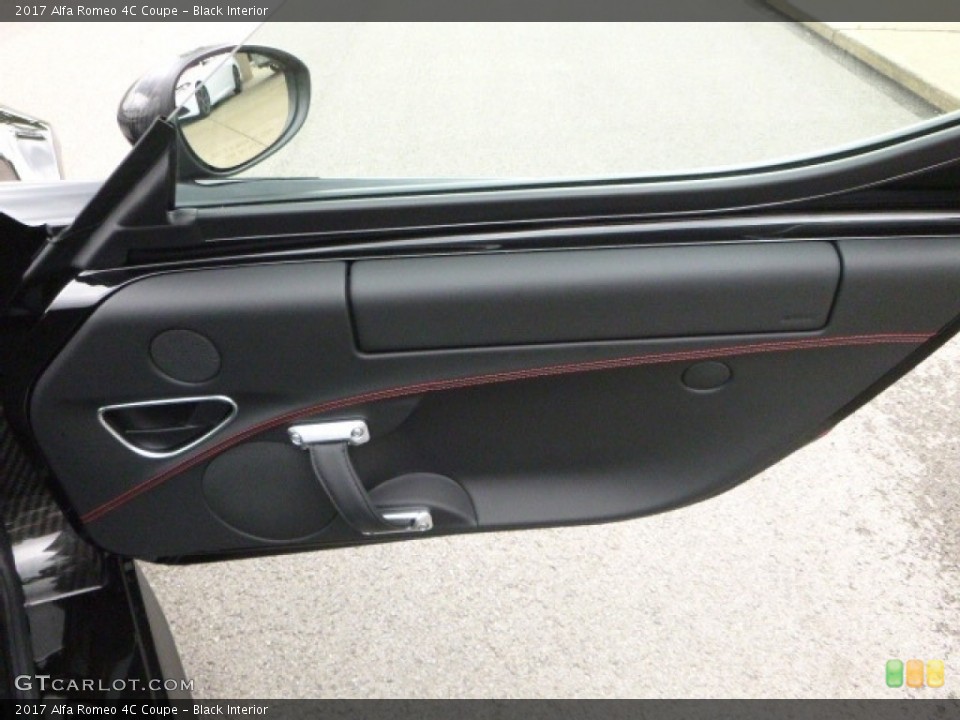 Black Interior Door Panel for the 2017 Alfa Romeo 4C Coupe #120867355