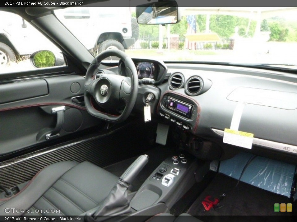 Black Interior Dashboard for the 2017 Alfa Romeo 4C Coupe #120867386