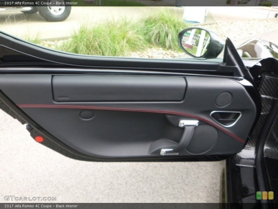 Black Interior Door Panel for the 2017 Alfa Romeo 4C Coupe #120867404