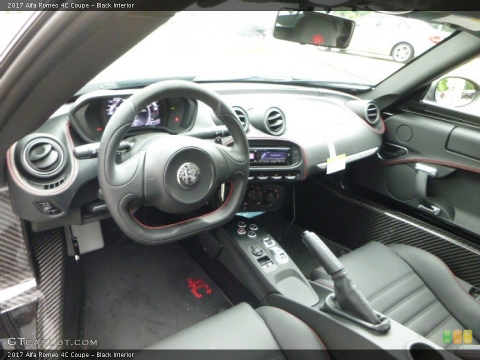 Black Interior Dashboard for the 2017 Alfa Romeo 4C Coupe #120867447