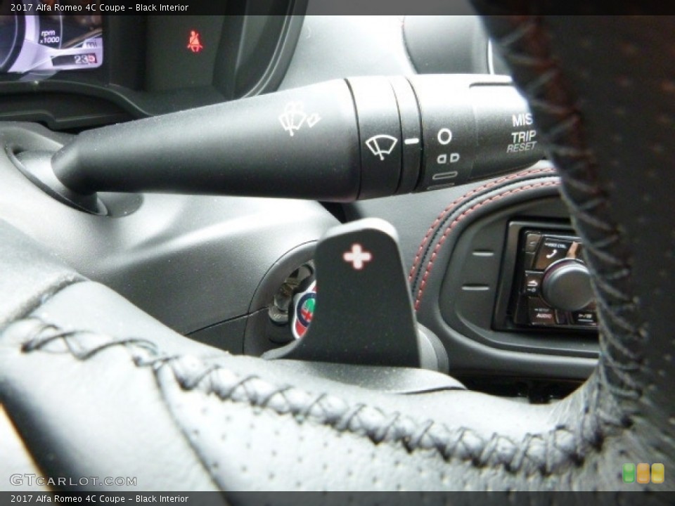 Black Interior Controls for the 2017 Alfa Romeo 4C Coupe #120867560