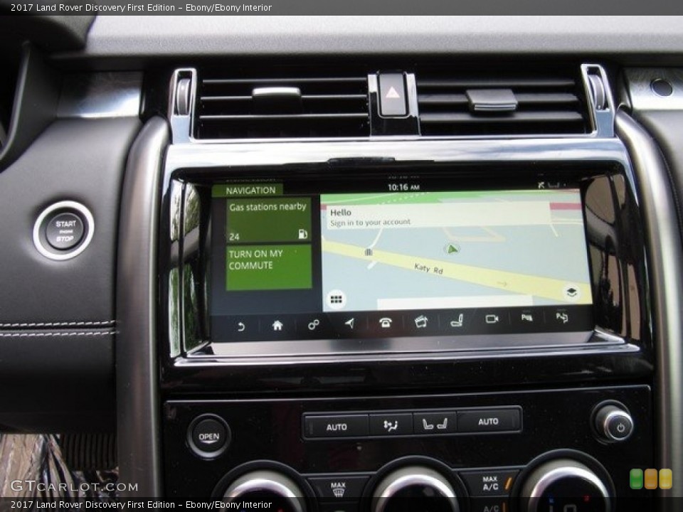 Ebony/Ebony Interior Navigation for the 2017 Land Rover Discovery First Edition #120868811