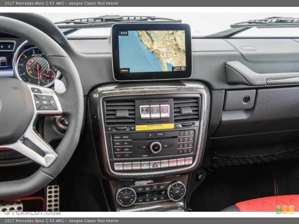 designo Classic Red Interior Controls for the 2017 Mercedes-Benz G 63 AMG #120868874