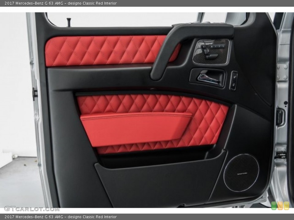 designo Classic Red Interior Door Panel for the 2017 Mercedes-Benz G 63 AMG #120869164