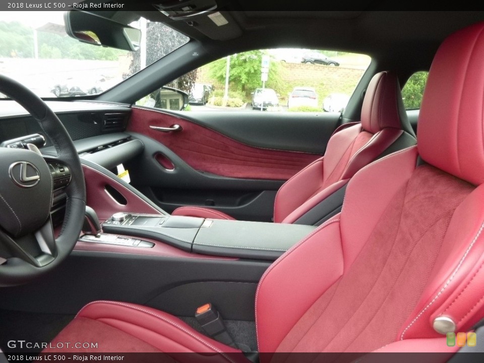 Rioja Red Interior Front Seat for the 2018 Lexus LC 500 #120870608