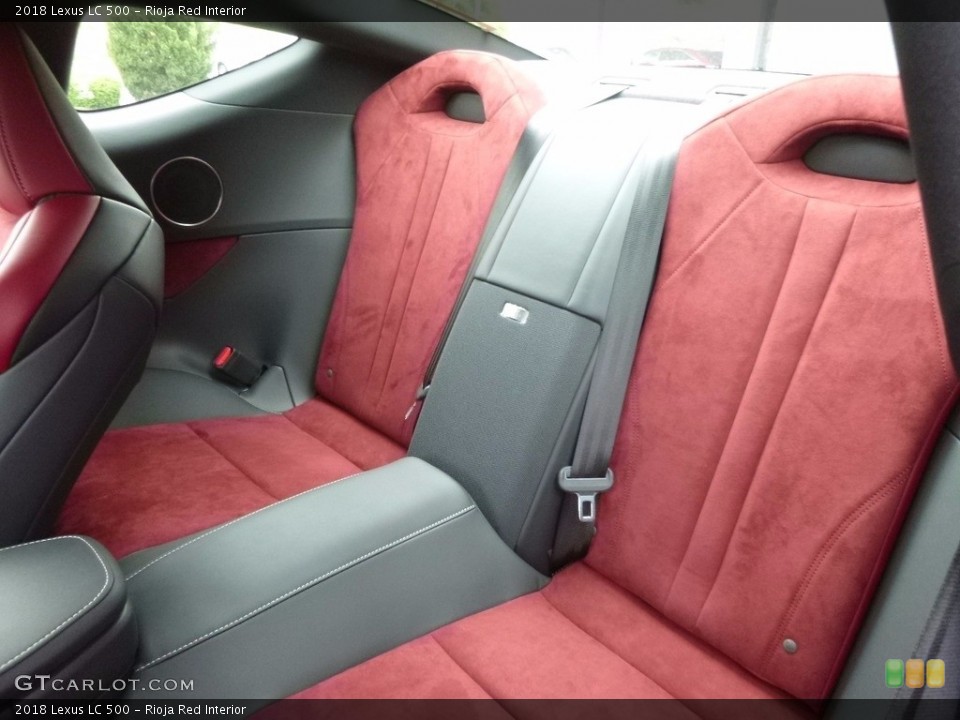 Rioja Red Interior Rear Seat for the 2018 Lexus LC 500 #120870617