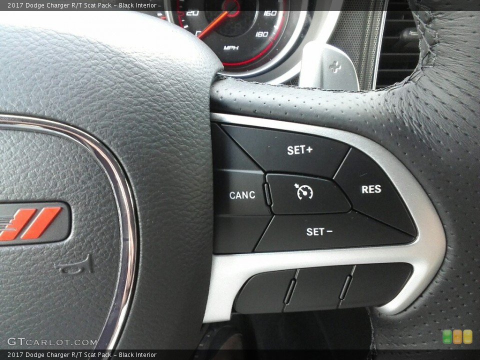 Black Interior Controls for the 2017 Dodge Charger R/T Scat Pack #120879866