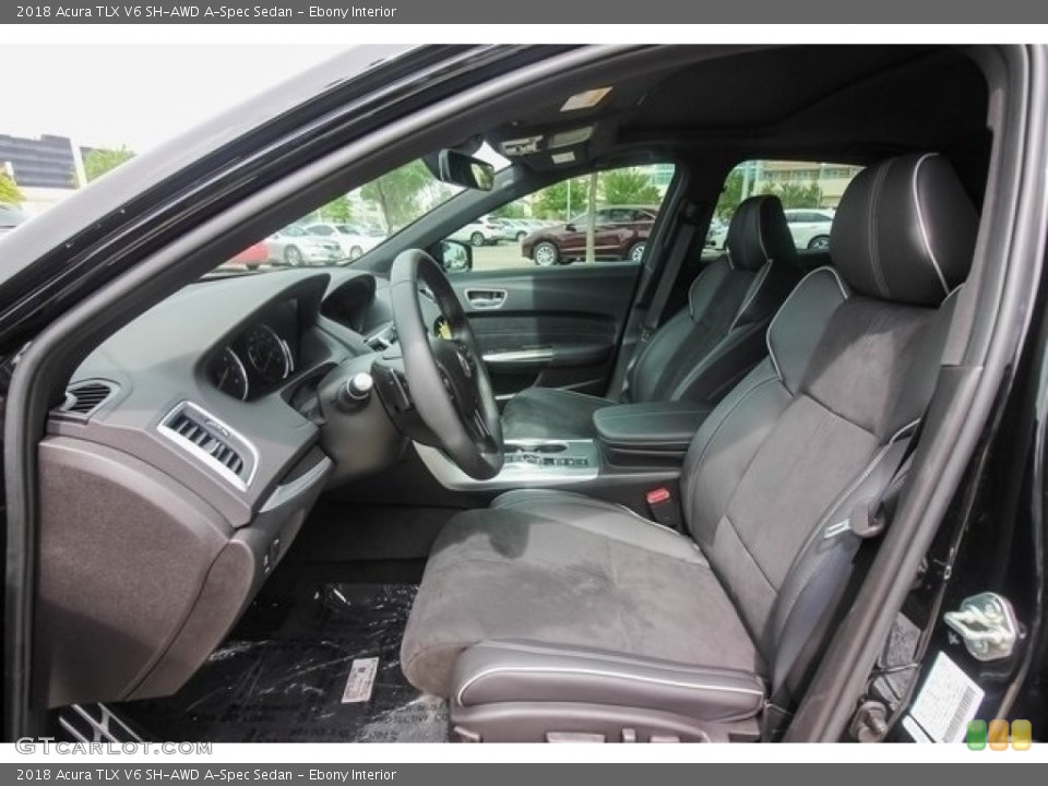 Ebony Interior Photo for the 2018 Acura TLX V6 SH-AWD A-Spec Sedan #120882462