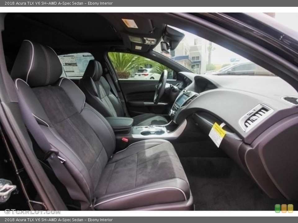 Ebony Interior Front Seat for the 2018 Acura TLX V6 SH-AWD A-Spec Sedan #120882524