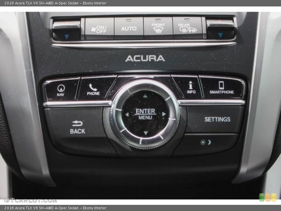 Ebony Interior Controls for the 2018 Acura TLX V6 SH-AWD A-Spec Sedan #120882578