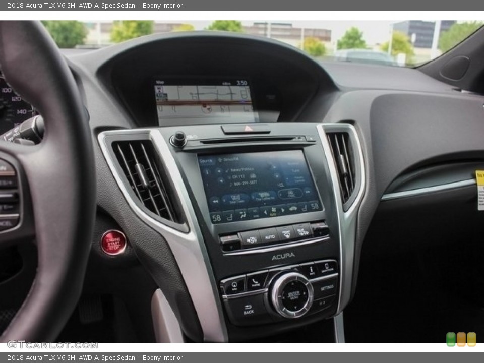 Ebony Interior Controls for the 2018 Acura TLX V6 SH-AWD A-Spec Sedan #120882602