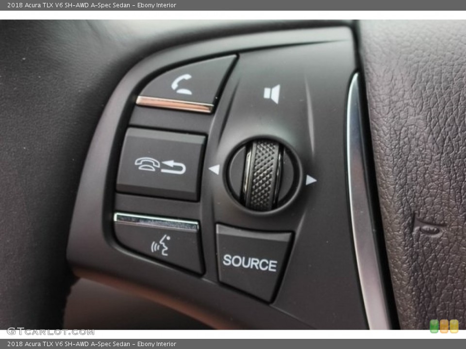 Ebony Interior Controls for the 2018 Acura TLX V6 SH-AWD A-Spec Sedan #120882656