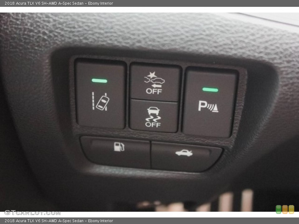 Ebony Interior Controls for the 2018 Acura TLX V6 SH-AWD A-Spec Sedan #120882665