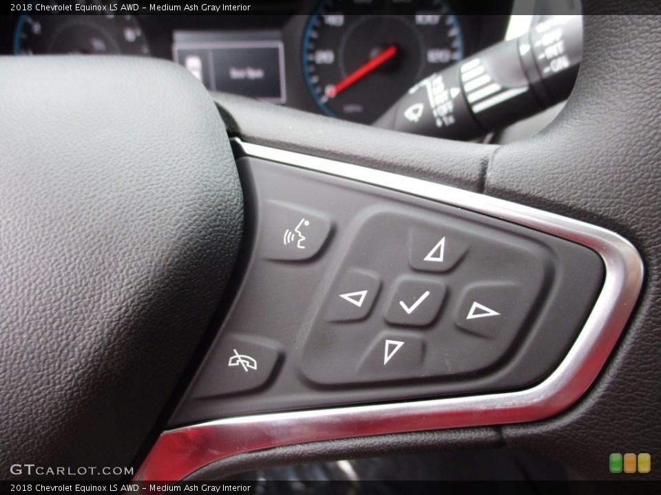 Medium Ash Gray Interior Controls for the 2018 Chevrolet Equinox LS AWD #120884174
