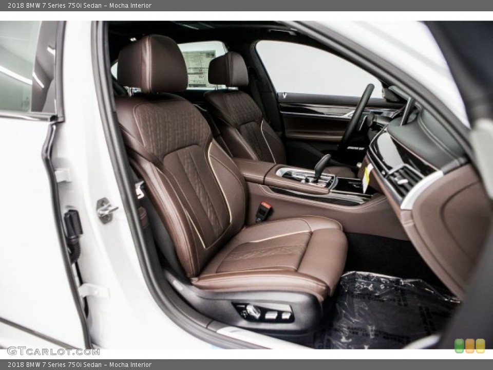Mocha Interior Photo for the 2018 BMW 7 Series 750i Sedan #120884924