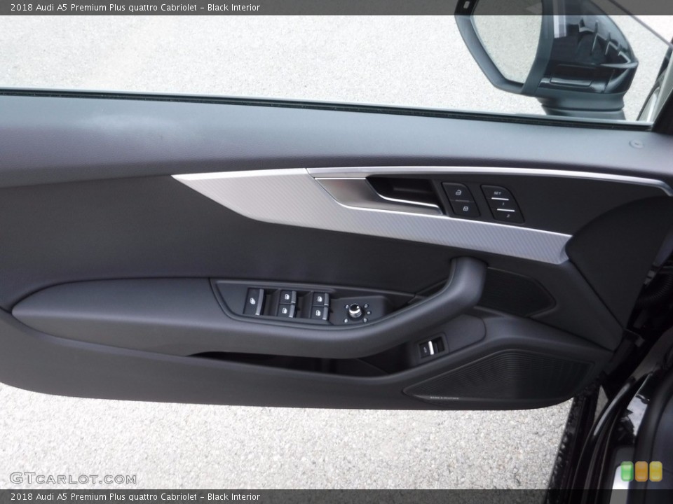 Black Interior Door Panel for the 2018 Audi A5 Premium Plus quattro Cabriolet #120891275