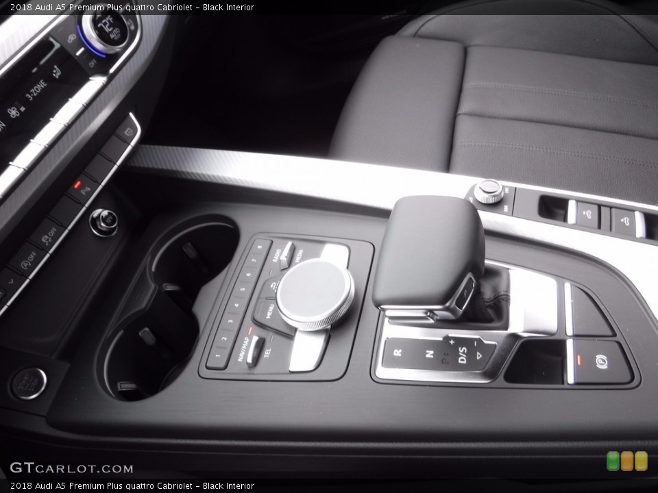 Black Interior Transmission for the 2018 Audi A5 Premium Plus quattro Cabriolet #120891383