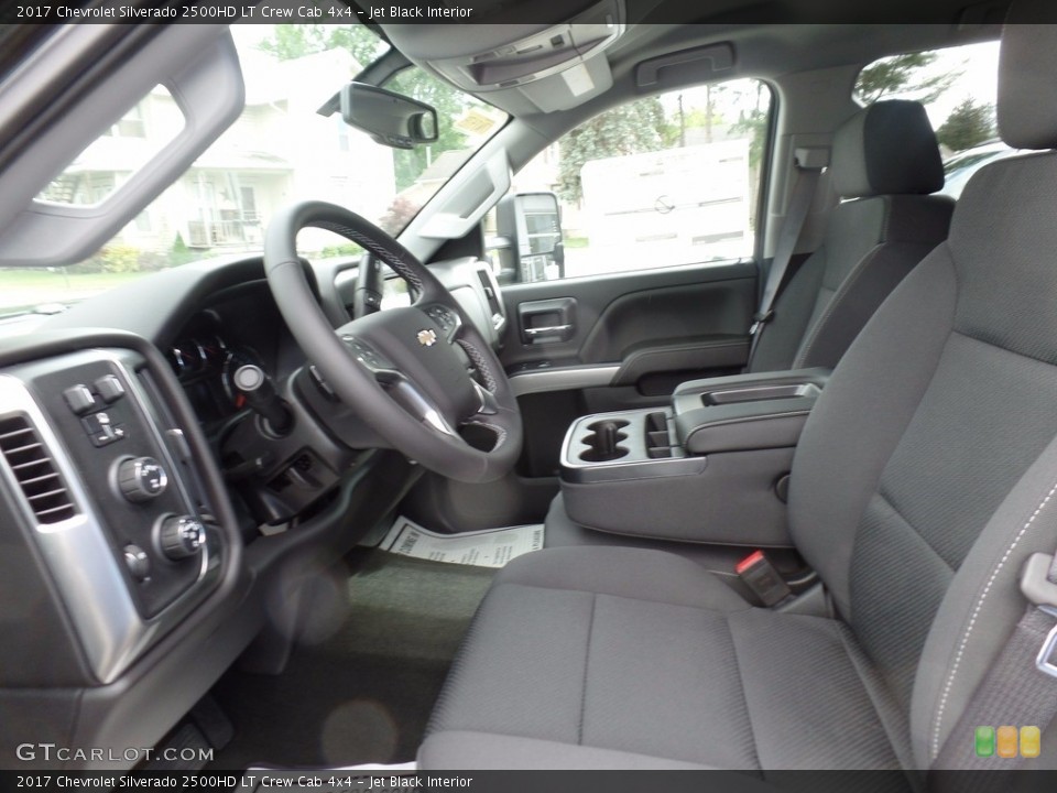 Jet Black Interior Photo for the 2017 Chevrolet Silverado 2500HD LT Crew Cab 4x4 #120897734