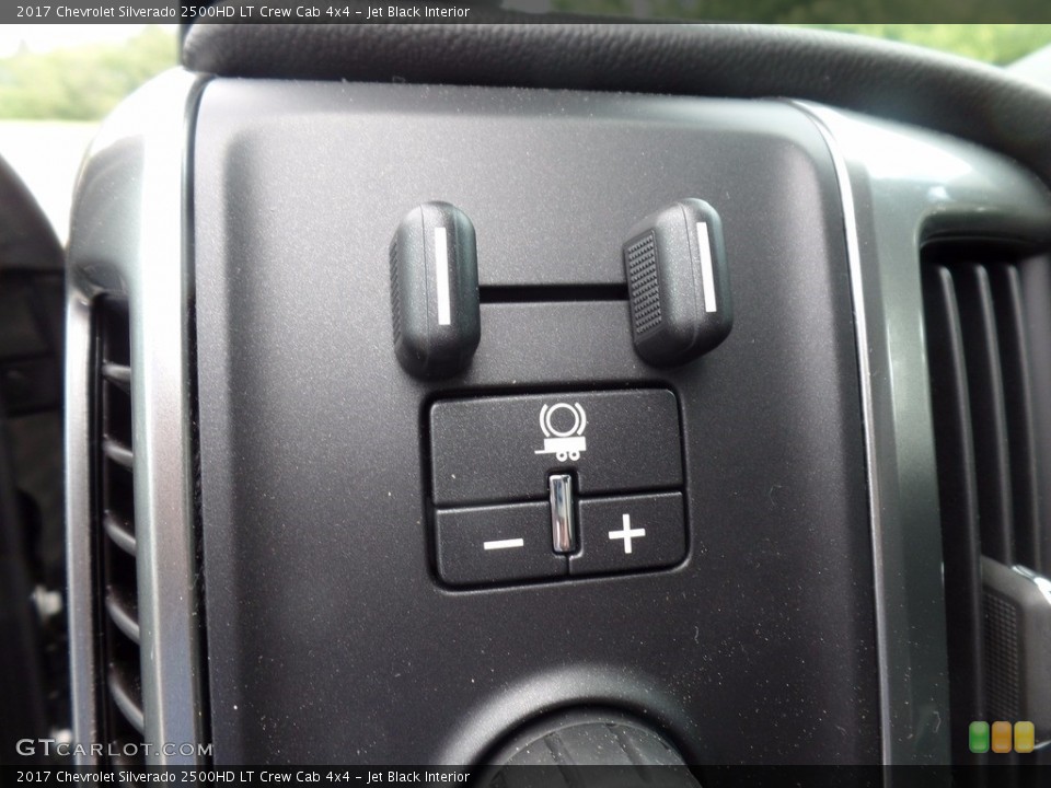 Jet Black Interior Controls for the 2017 Chevrolet Silverado 2500HD LT Crew Cab 4x4 #120897971