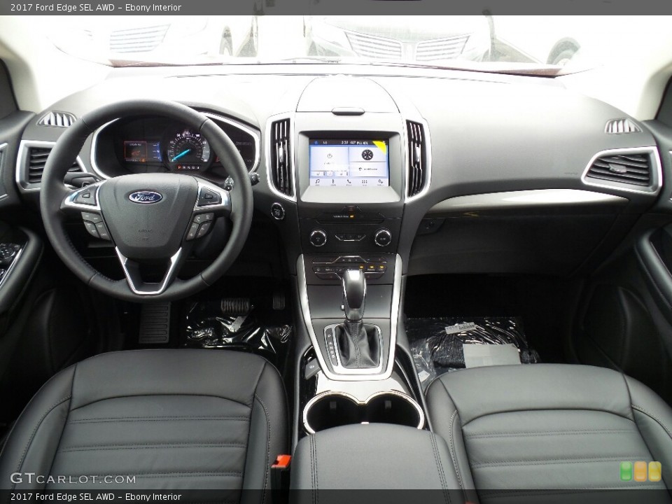 Ebony Interior Dashboard for the 2017 Ford Edge SEL AWD #120898967