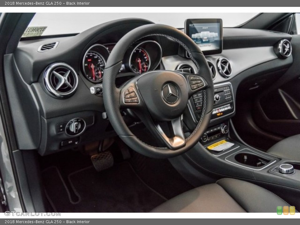 Black Interior Dashboard for the 2018 Mercedes-Benz GLA 250 #120901217