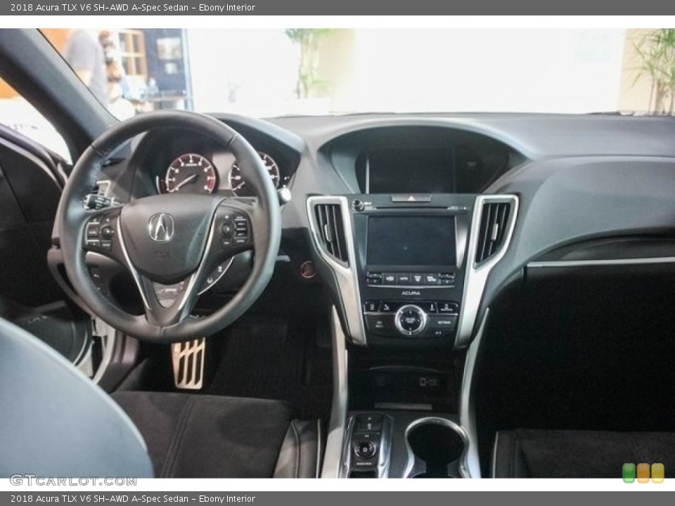 Ebony Interior Dashboard for the 2018 Acura TLX V6 SH-AWD A-Spec Sedan #120902537