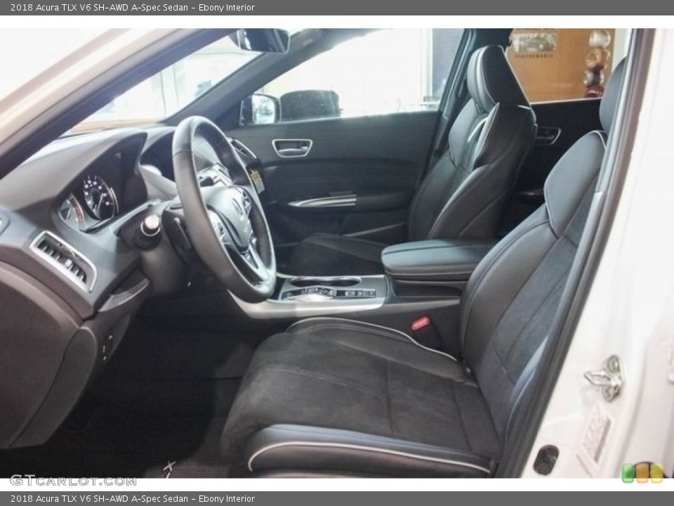 Ebony Interior Photo for the 2018 Acura TLX V6 SH-AWD A-Spec Sedan #120902684