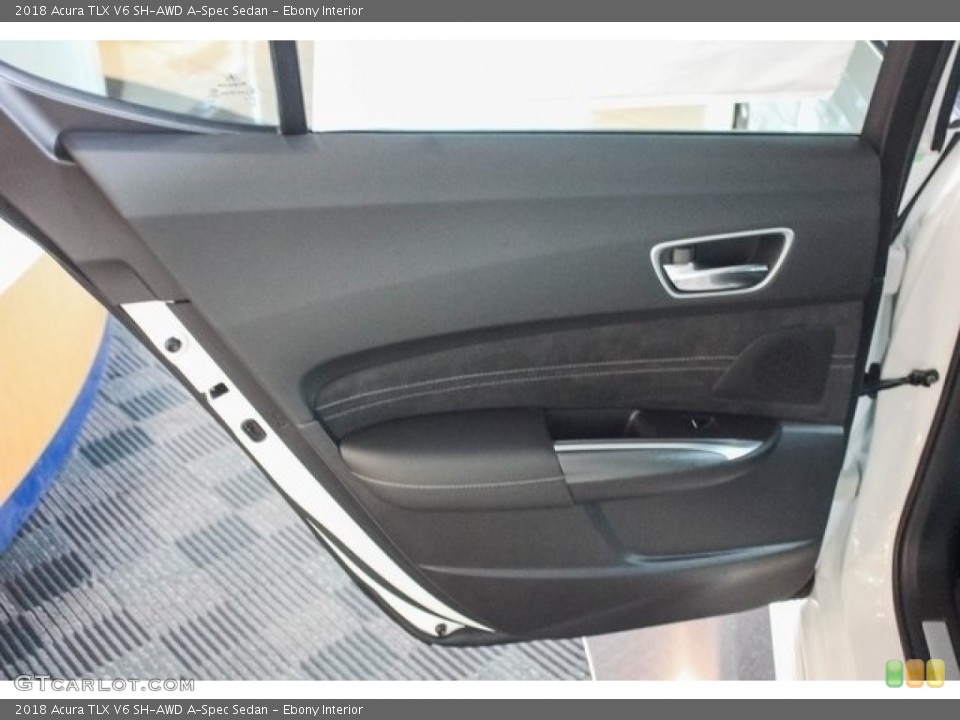Ebony Interior Door Panel for the 2018 Acura TLX V6 SH-AWD A-Spec Sedan #120902699