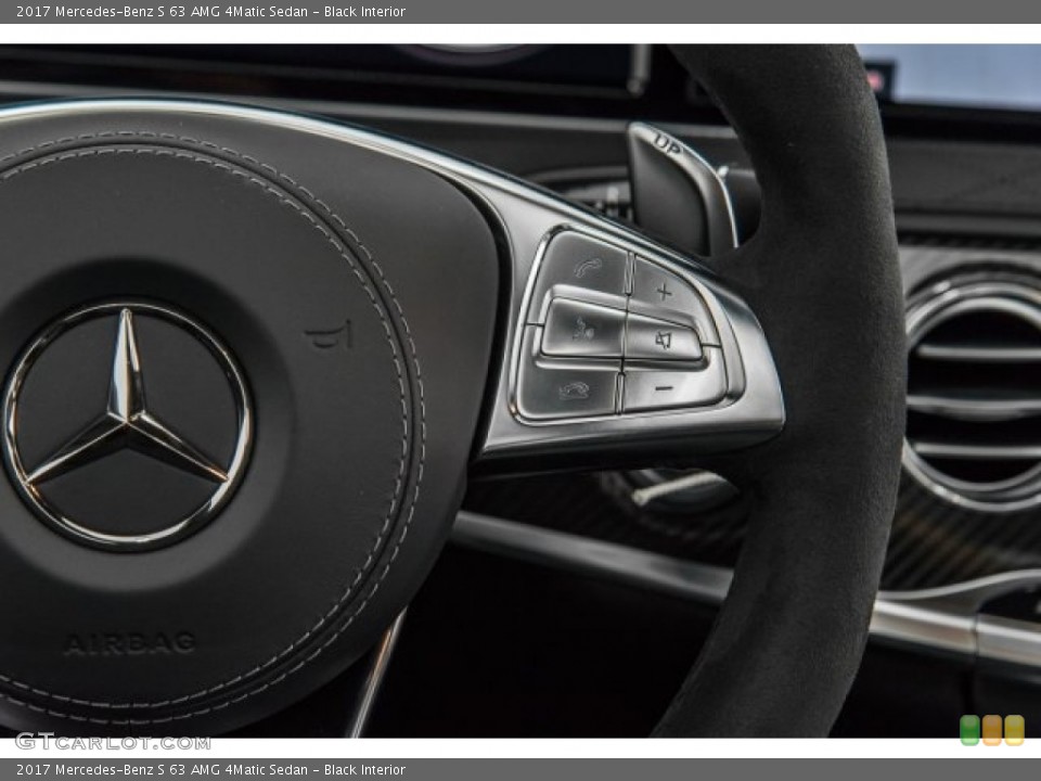 Black Interior Controls for the 2017 Mercedes-Benz S 63 AMG 4Matic Sedan #120903209