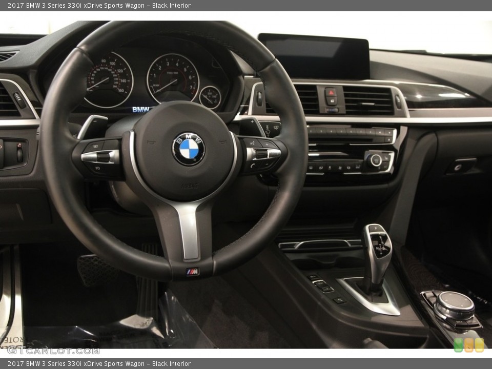 Black Interior Dashboard for the 2017 BMW 3 Series 330i xDrive Sports Wagon #120903242