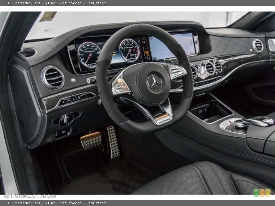 Black Interior Dashboard for the 2017 Mercedes-Benz S 63 AMG 4Matic Sedan #120903266