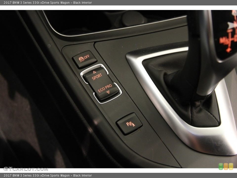 Black Interior Controls for the 2017 BMW 3 Series 330i xDrive Sports Wagon #120903447