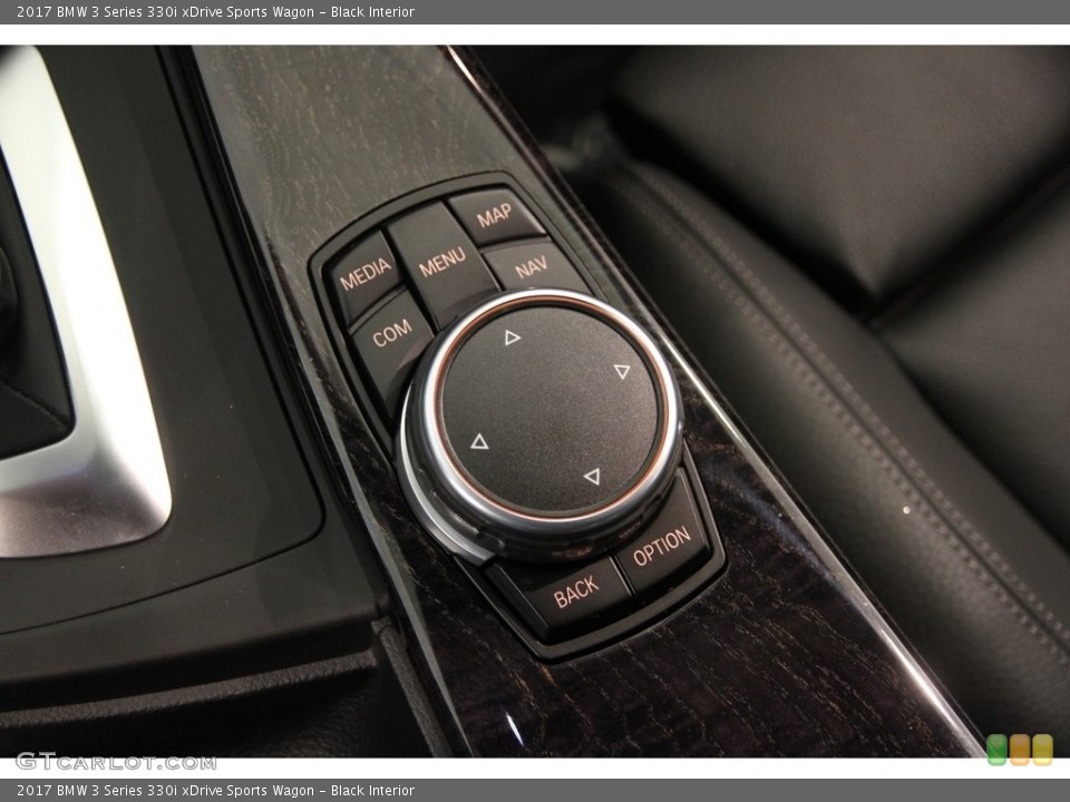 Black Interior Controls for the 2017 BMW 3 Series 330i xDrive Sports Wagon #120903477