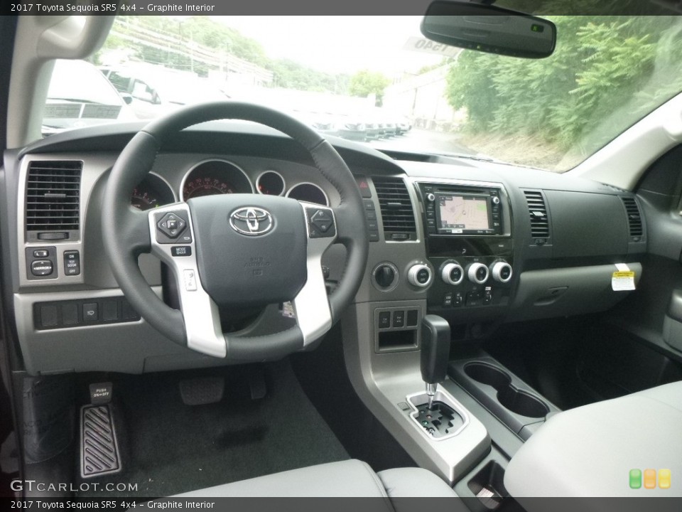 Graphite Interior Photo for the 2017 Toyota Sequoia SR5 4x4 #120904154