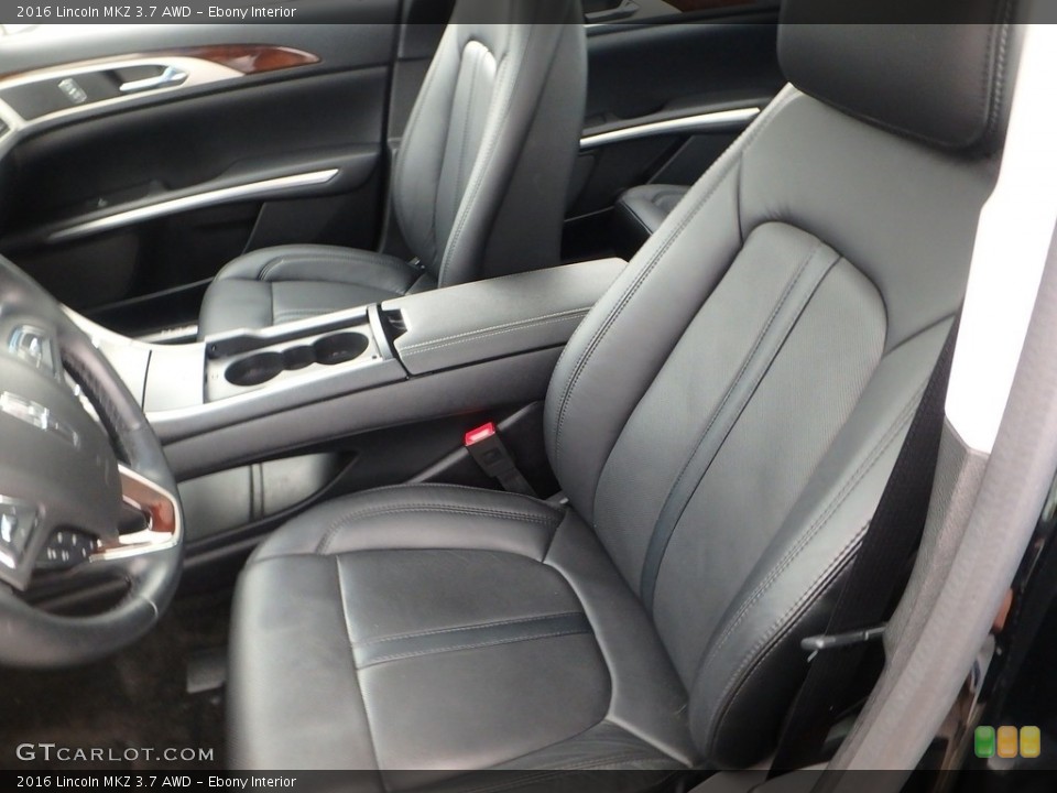 Ebony Interior Front Seat for the 2016 Lincoln MKZ 3.7 AWD #120905432
