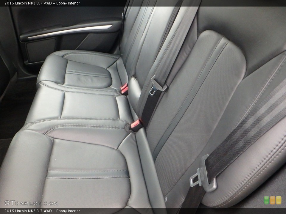 Ebony Interior Rear Seat for the 2016 Lincoln MKZ 3.7 AWD #120905450